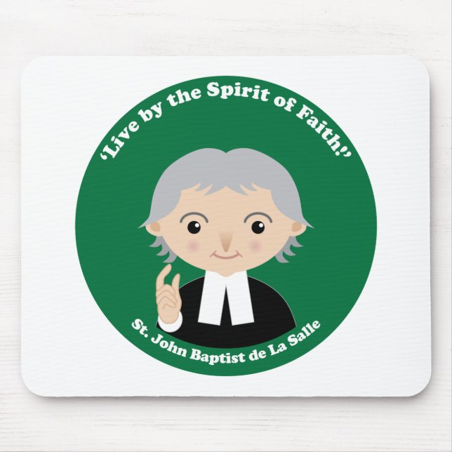 St. John Baptist de La Salle Mousepad (Vorne)