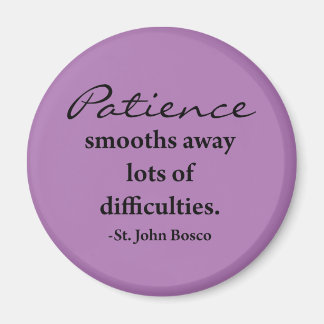 St. John Bosco Inspirational Magnet - Lavender