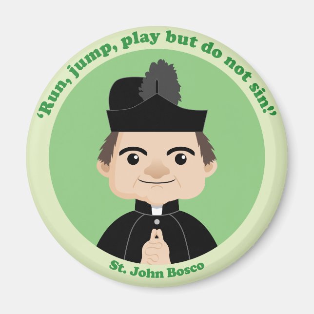 St. John Bosco Magnet (Vorne)