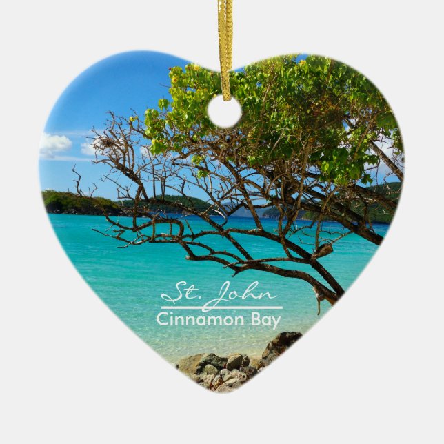 St John Cinnamon Bay Keramik Keramikornament (Vorne)
