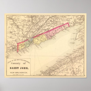 St John Co., NB Poster