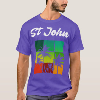 St John Cool Jungfrau Islands Vacation Souvenir T-Shirt