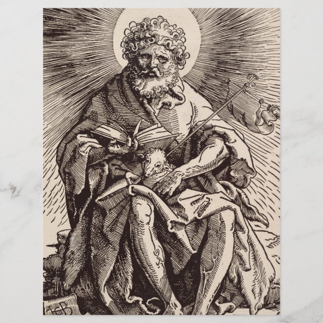 St. John der Täufer Holt das Lamm Flyer (Vorne)