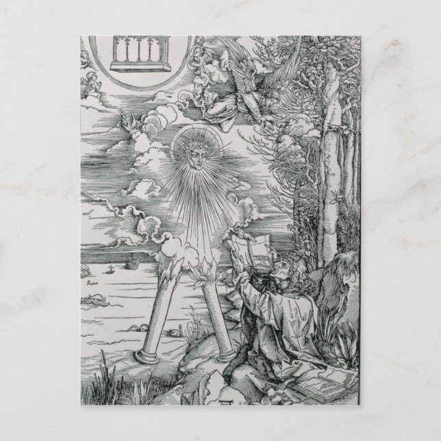 St. John Devouring the Book Postkarte (Vorderseite)