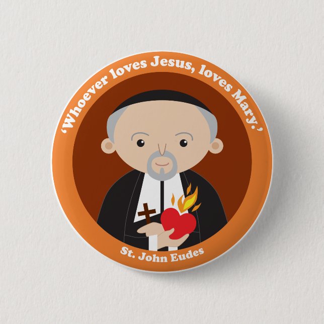 St. John Eudes Button (Vorderseite)