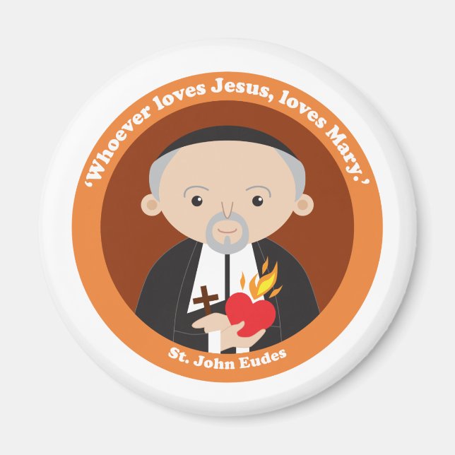 St. John Eudes Magnet (Vorne)