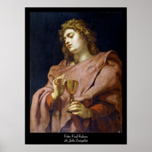 St. John Evangelist Peter Paul Rubens Poster