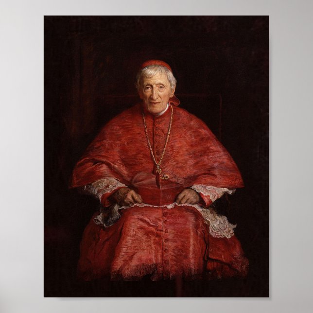 St John Henry Newman Katholic Saint Everett Poster (Vorne)