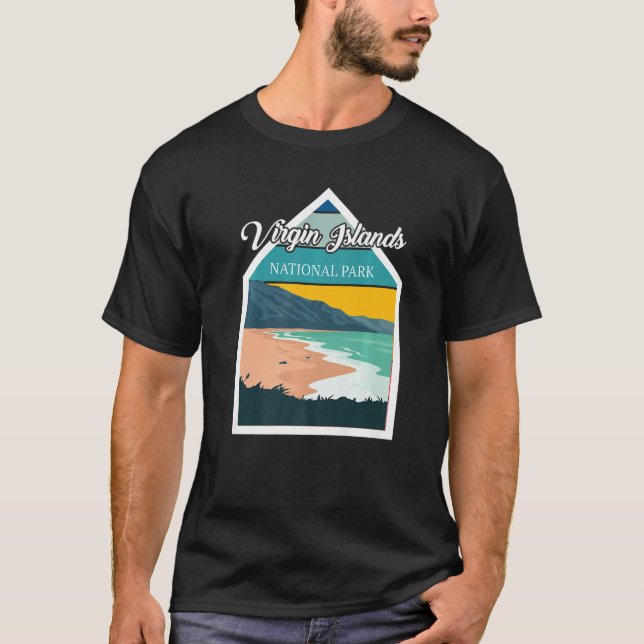 St. John Jungfrau Islands National Park Souvenir W T-Shirt (Vorderseite)