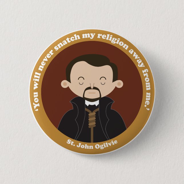 St. John Ogilvie Button (Vorderseite)