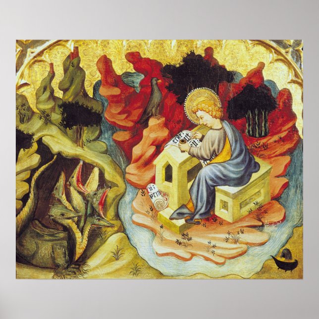 St. John on Patmos Poster (Vorne)