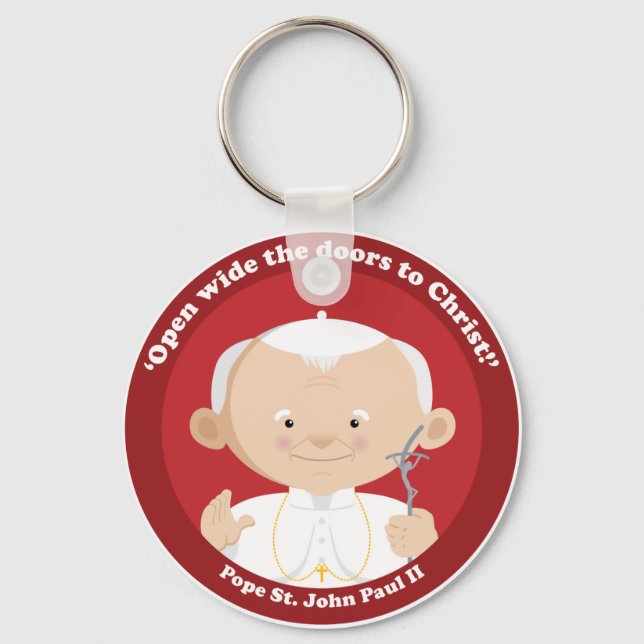 St John Paul II Schlüsselanhänger (Vorderseite)