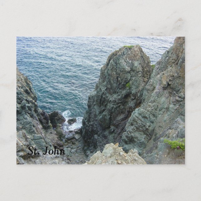 St. John Postkarte (Vorderseite)