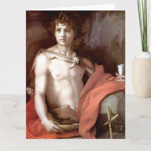 St John the Baptist Fine Art Greetings Card Karte