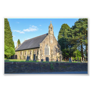 St John the Baptist Kirche, Rogerstone Fotodruck