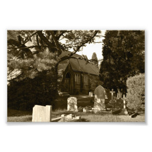 St John the Baptist Kirche, Rogerstone Fotodruck