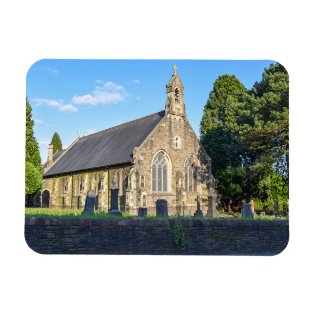 St John the Baptist Kirche, Rogerstone Magnet (Horizontal)