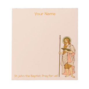 St. John the Baptist (RLS 06) 5,5"x6" Notizblock