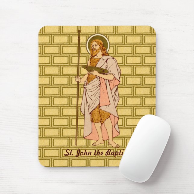 St. John the Baptist (RLS 06) (Stil 2) Mousepad (Mit Mouse)