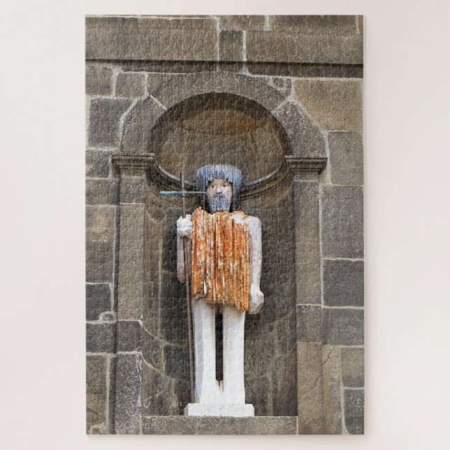 St. John the Baptist statue, Porto, Portugal Puzzle (Vertikal)