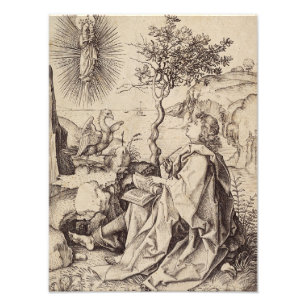St John the Evangelist on Patmos Fotodruck