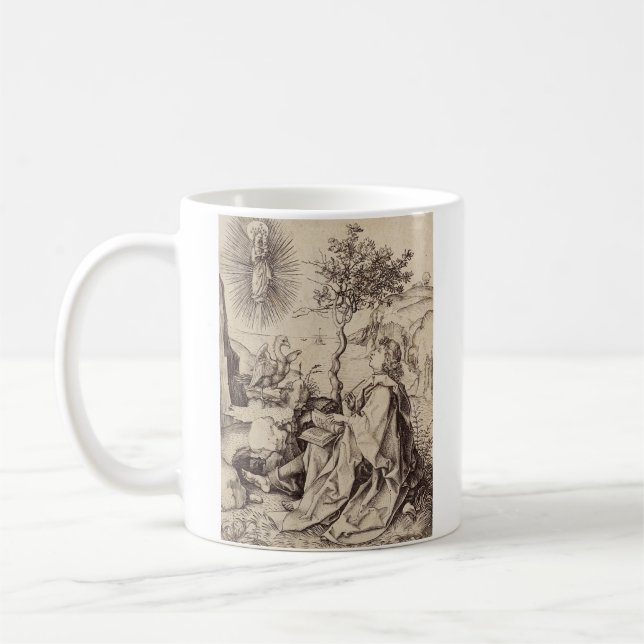 St John the Evangelist on Patmos Kaffeetasse (Links)