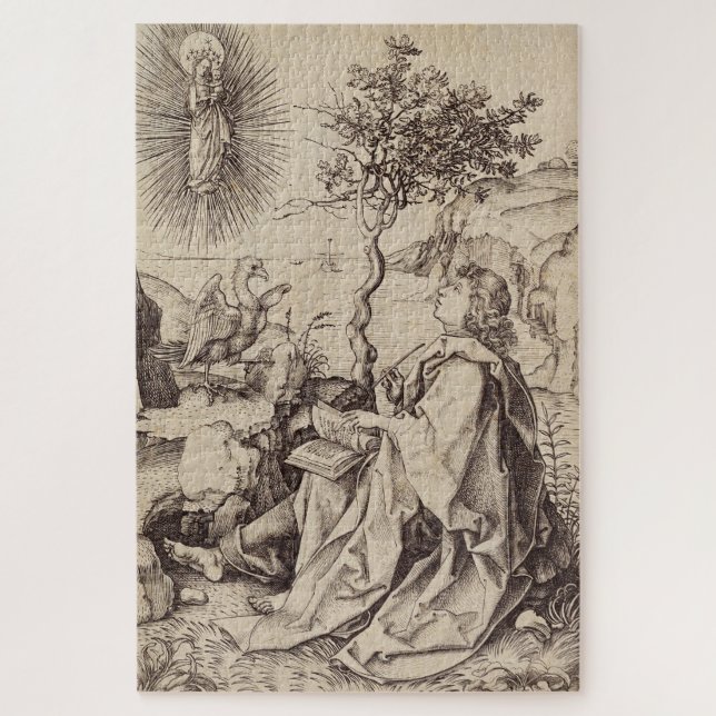 St John the Evangelist on Patmos Puzzle (Vertikal)