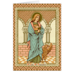 St John the Evangelist (RLS07) Leere Grußkarte