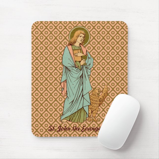 St. John the Evangelist (RLS 07) (Stil 2) Mousepad (Mit Mouse)