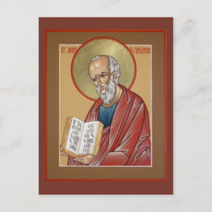 St. John the Theologian Prayer Card Postkarte