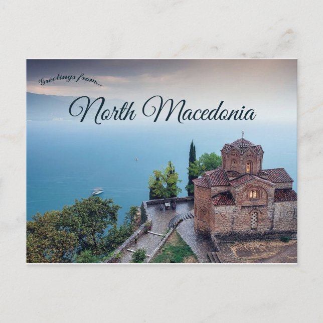 St. John the Theologior North Mazedonien Postkarte (Vorderseite)