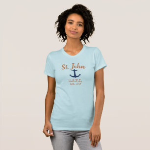 St. John U.S. Jungfrau Islands Anchor Shirt