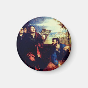 St John und St Bartholomew (rechts) von Dosso Doss Magnet