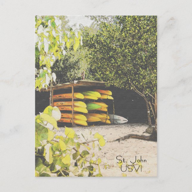 St. John USVI Postkarte (Vorderseite)