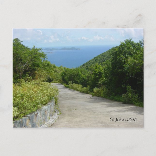 St.John, USVI Postkarte (Vorderseite)