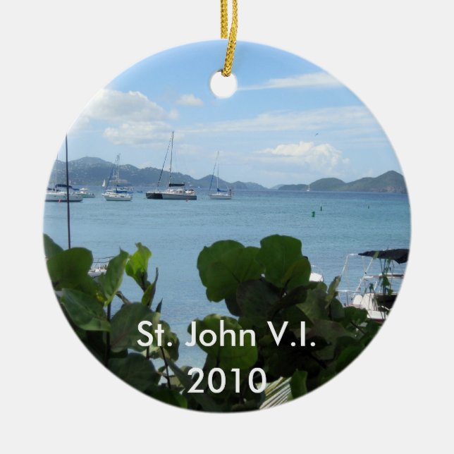 St. John V.I., 2010 Keramikornament (Vorne)
