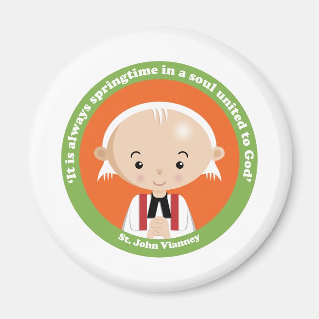 St. John Vianney Magnet (Vorne)
