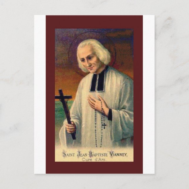 St. John Vianney Postkarte (Vorderseite)