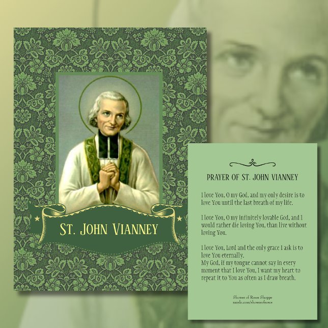 St. John Vianney, Priester Heilige Karten (Von Creator hochgeladen)
