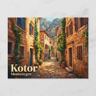 St. John's Alley Montenegro Postkarte
