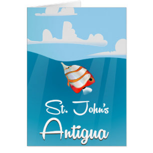 St. John's, Antigua und Barbuda Travel Poster