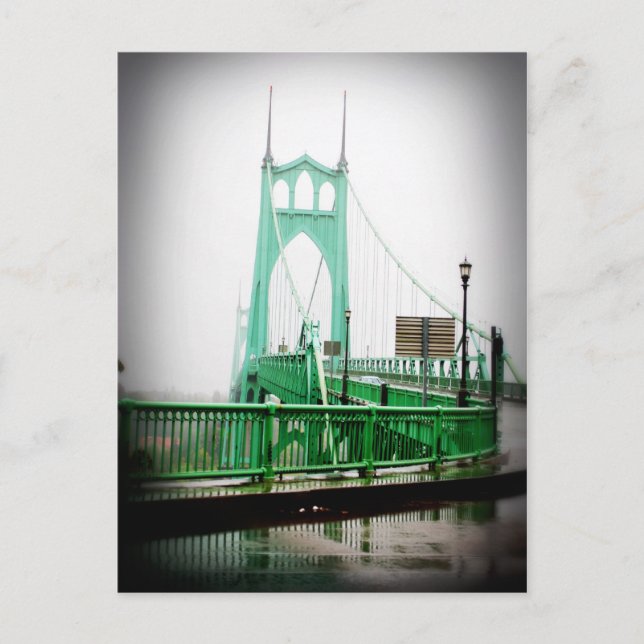 St Johns Bridge Postcard Postkarte (Vorderseite)