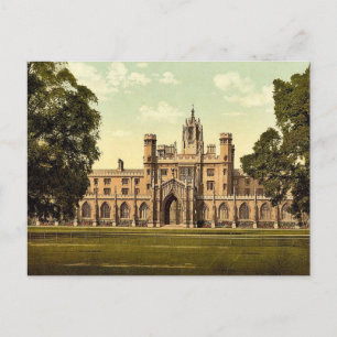 St. John's College, Cambridge, England klassisches Postkarte