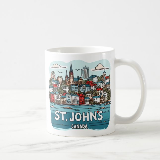 St. John's Newfundland Kanada Kaffeetasse (Rechts)