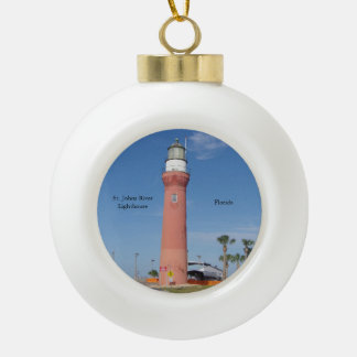 St. Johns River Lighthouse Ballornament Keramik Kugel-Ornament