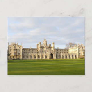 St. John's Uni, Cambridge, England Postkarte