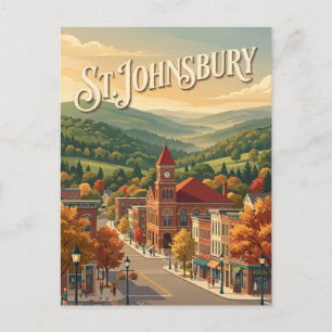 St. Johnsbury Vermont Postkarte