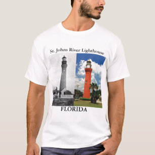 St- Johnsfluss-Leuchtturm, Florida-Shirt T-Shirt