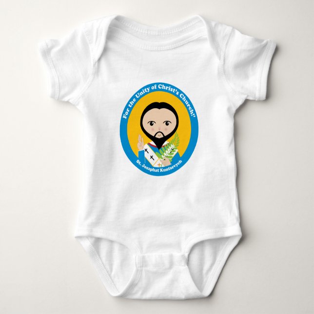 St. Josaphat Kuntsevych Baby Strampler (Vorderseite)