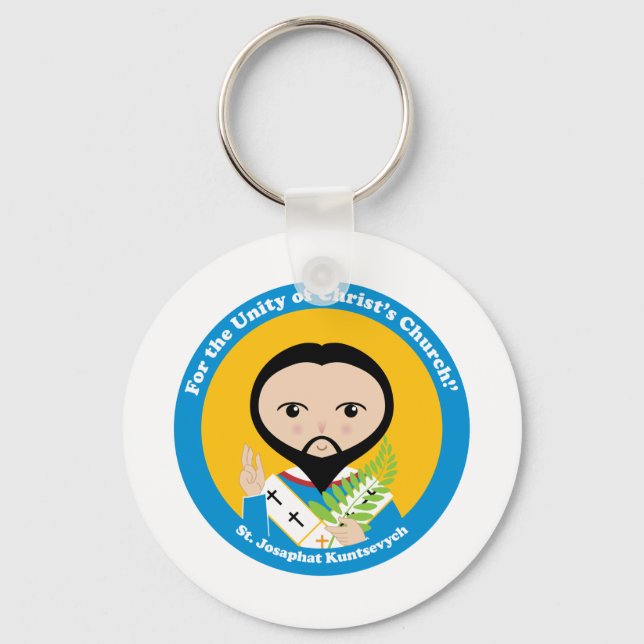 St. Josaphat Kuntsevych Schlüsselanhänger (Vorderseite)